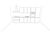 Nobilia touch zwart mat lak recht keuken - afbeelding 5 van  12