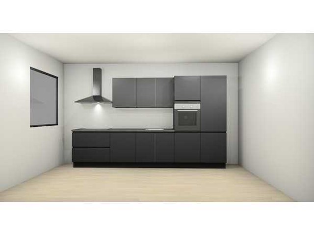 Nobilia touch zwart mat lak recht keuken - afbeelding 8 van  12