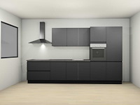 Nobilia touch zwart mat lak recht keuken - afbeelding 7 van  13