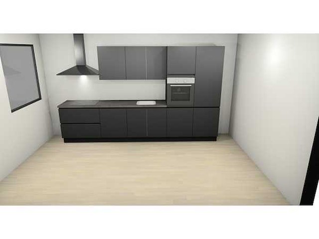 Nobilia touch zwart mat lak recht keuken - afbeelding 4 van  13