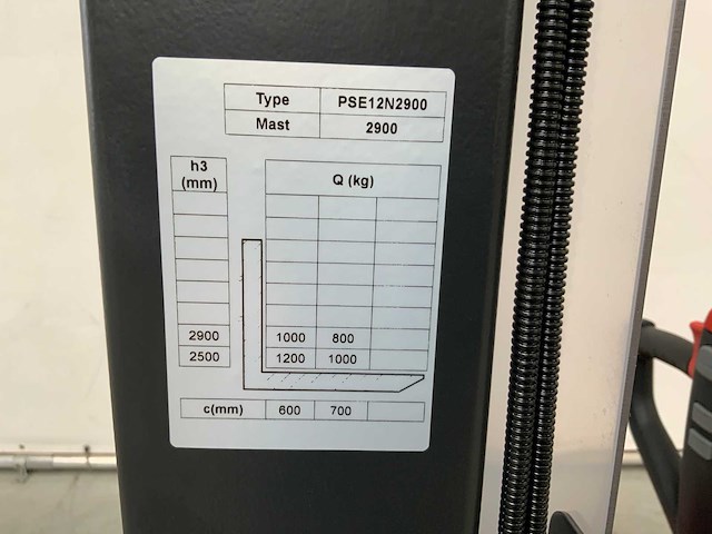 Noblelift - 2024 - pse12b29 - stapelaar 2.9m - afbeelding 8 van  8