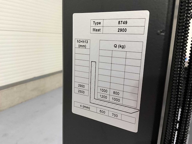 Noblelift - 2026 - 2900 - stapelaar - afbeelding 6 van  13