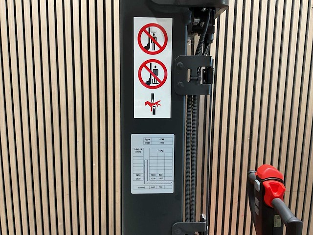 Noblelift 2,9 m elektrische stapelaar - afbeelding 8 van  34