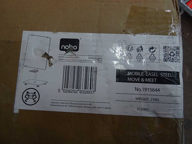 Nobo - move & meet - mobiele magnetische flipover - afbeelding 5 van  5