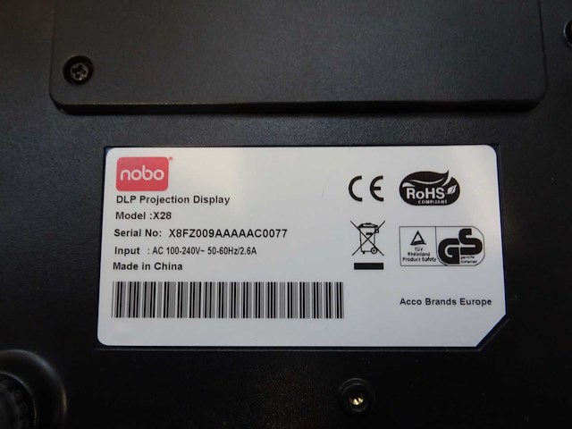 Nobo - x28 - dlp projector - afbeelding 2 van  2