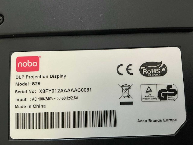 Nobo dlp s28 beamers & projectie - afbeelding 9 van  16
