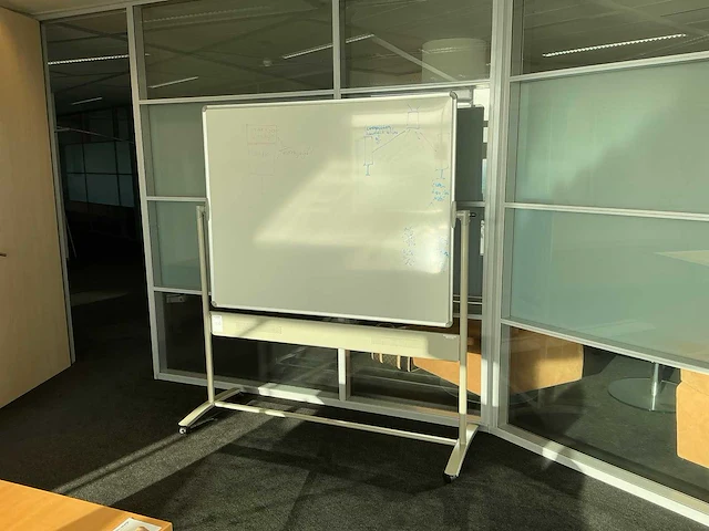 Nobo magnetisch verrijdbaar whiteboard - afbeelding 1 van  5
