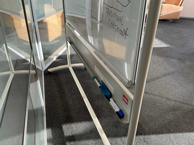 Nobo magnetisch verrijdbaar whiteboard - afbeelding 5 van  5