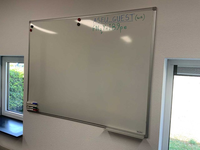 Nobo / manutan magnetisch whiteboard (5x) - afbeelding 3 van  5