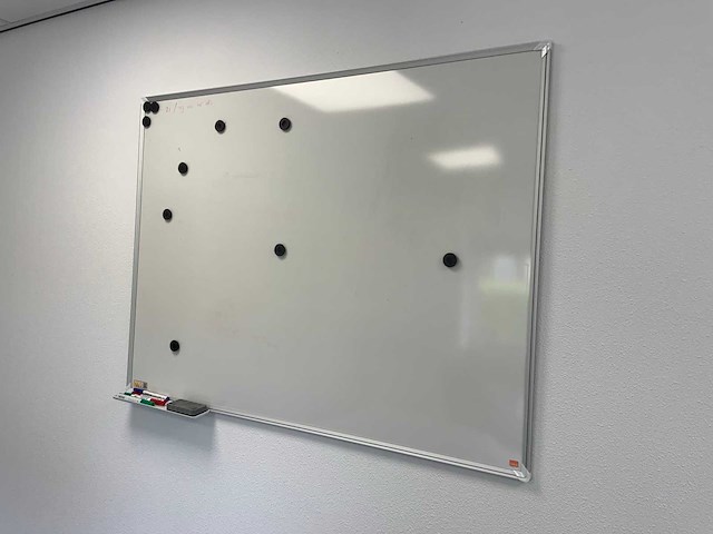 Nobo / manutan magnetisch whiteboard (5x) - afbeelding 4 van  5