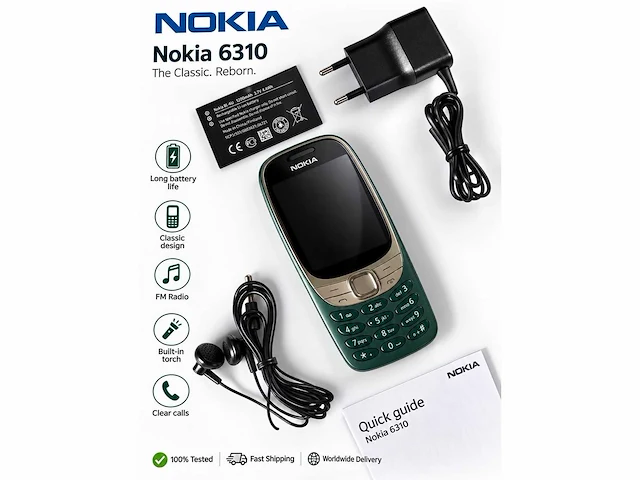 Nokia 6310 mobiele telefoon (20x) - afbeelding 7 van  7