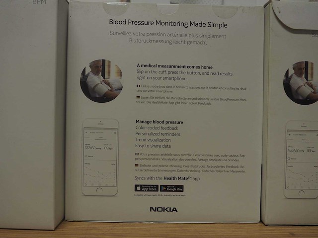 Nokia bpm wireless blood pressure monitors (10x) - afbeelding 6 van  6