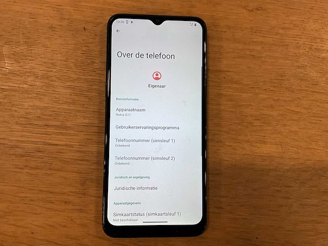 Nokia g11 ta-1401 mobiele telefoon (2x) - afbeelding 5 van  6