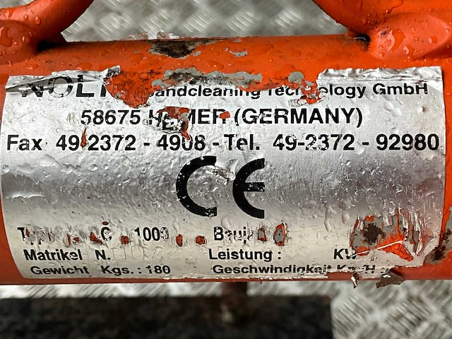 Nolte bc1000 zandreiniger / strandreiniger - afbeelding 9 van  9