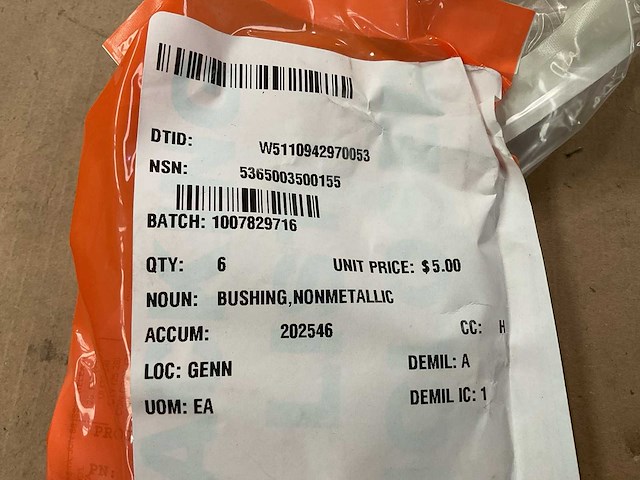 Non metalic bushing (6x) - afbeelding 3 van  5