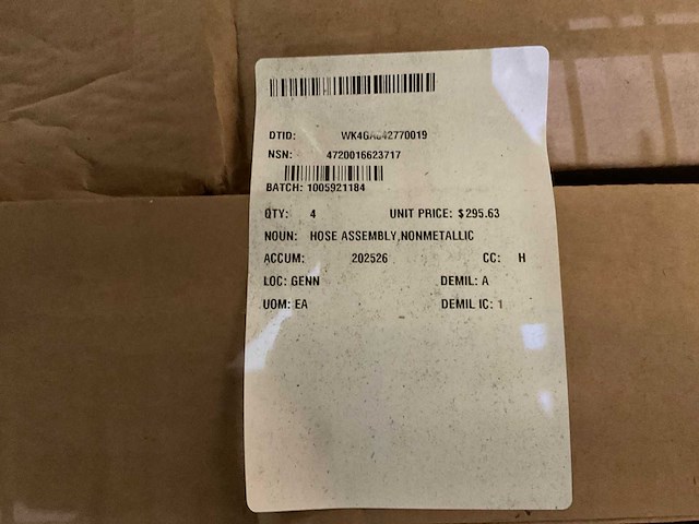 Nonmetallic hose assembly (4x) - afbeelding 4 van  5