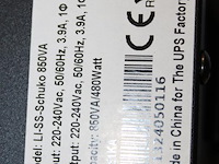 Noodaccu nn type li-ss-schuko 850va. - afbeelding 2 van  2