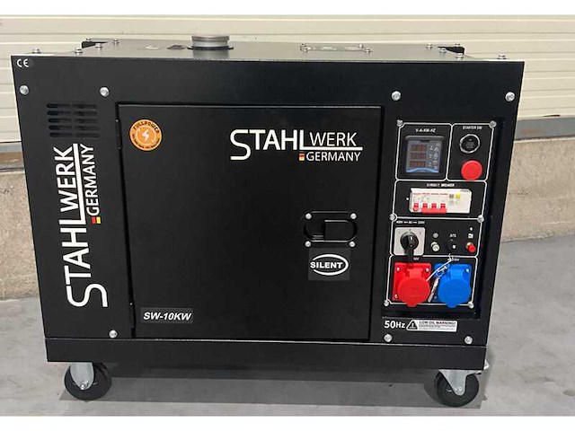 Noodstroom aggregaat stahlwerk, sw-10 10 kva, bouwjaar 2026 - afbeelding 1 van  22