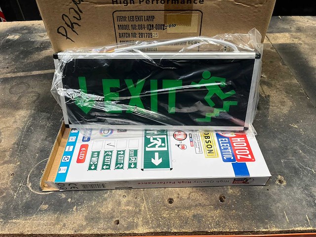 Noodverlichting uitgangsweg noodverlichting (10x) - afbeelding 2 van  2