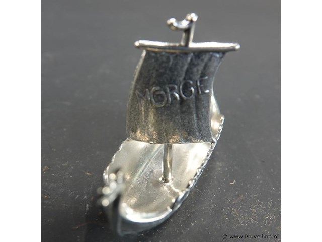 Noors tinnen vikingschip - afbeelding 3 van  5