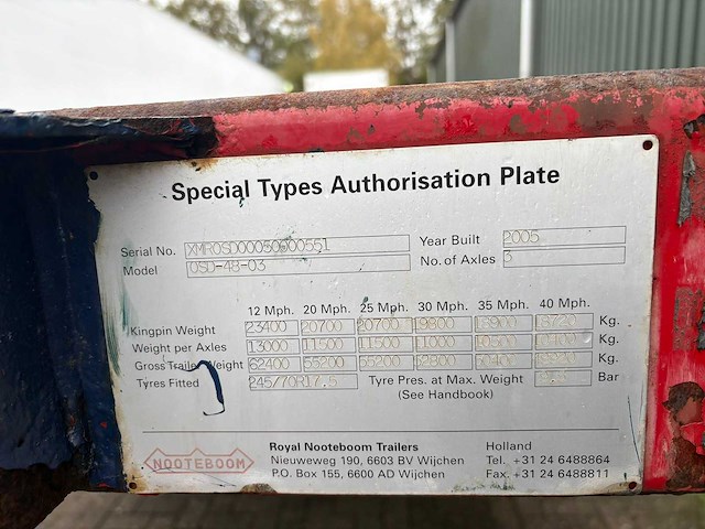 Nooteboom - 2005 - osd-48-03 - dieplader - afbeelding 8 van  23