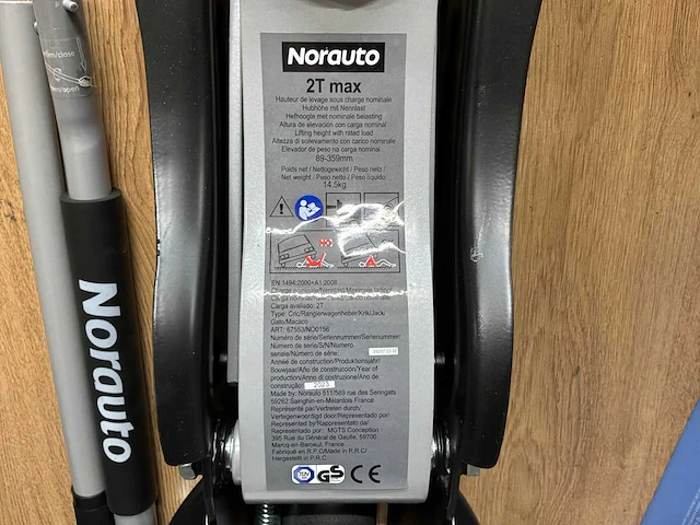 Norauto n20 garagekrik - afbeelding 2 van  2