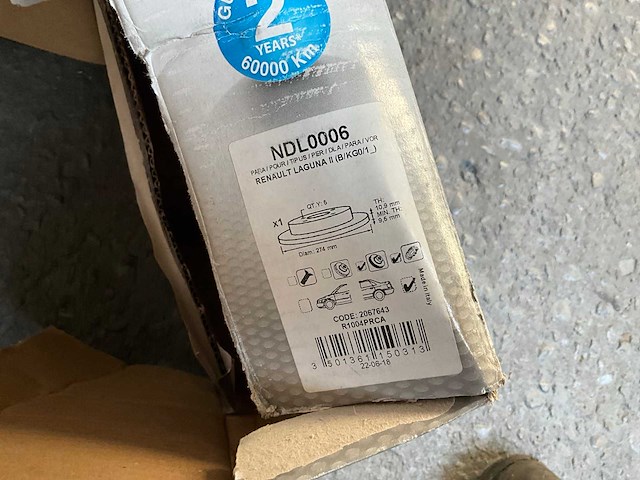 Norauto remschijf - afbeelding 1 van  3