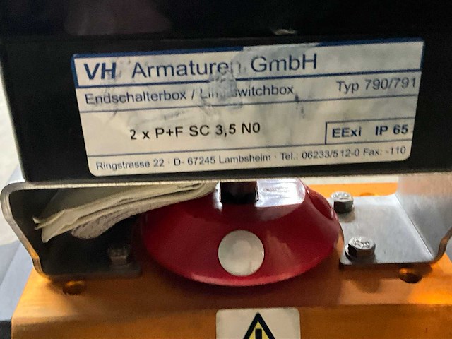 Norbro roestvrij staal afsluiter 1.4408 met actuator (4x) - afbeelding 7 van  7