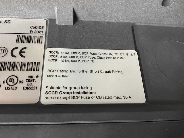Nord drivesystems sk 200e frequentieregelaar - afbeelding 4 van  4
