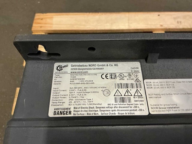 Nord drivesystems sk270e converter frequentieregelaar (4x) - afbeelding 6 van  7