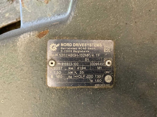 Nord sk5282abgh elektromotor - afbeelding 3 van  3