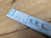 Norddeutsche steingutfabrik decoratietegel 33x4 cm (39x) - afbeelding 3 van  7