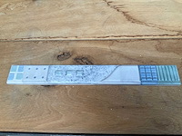 Norddeutsche steingutfabrik decoratietegel 33x4 cm (39x) - afbeelding 5 van  7