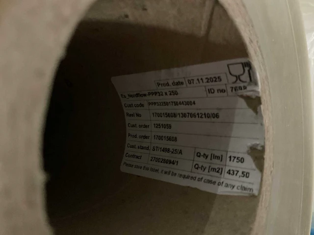 Nordflow-ppp32 x 250 verpakkingsfolie nordflow-ppp32 x 250 (11x) - afbeelding 2 van  2