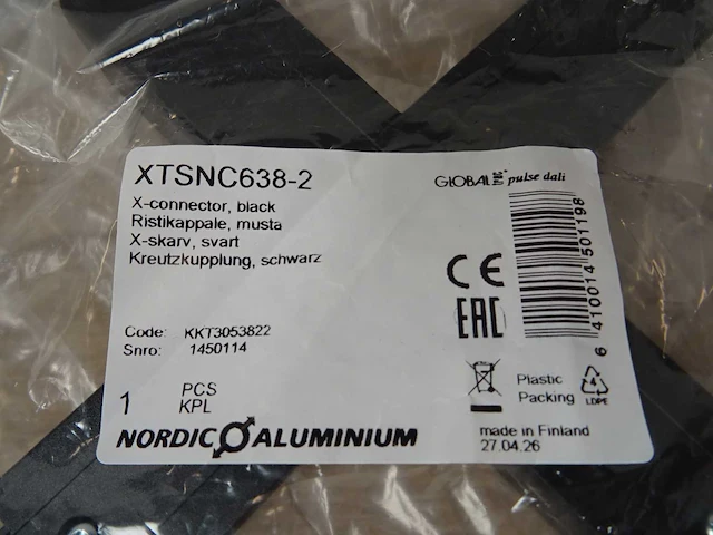 Nordic aluminium - xtsnc638-2 - x-connector - afbeelding 2 van  3