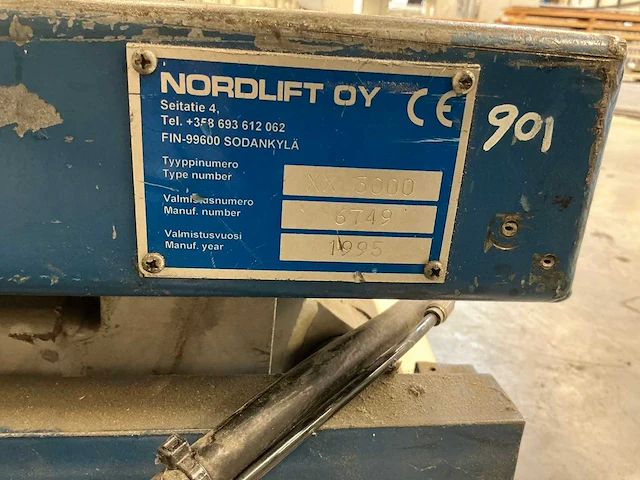 Nordlift - 1995 - xx3000 - hefplateau - afbeelding 2 van  11