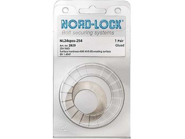 Nordlock roestvaststalen wigborgringen (200x) - afbeelding 1 van  6