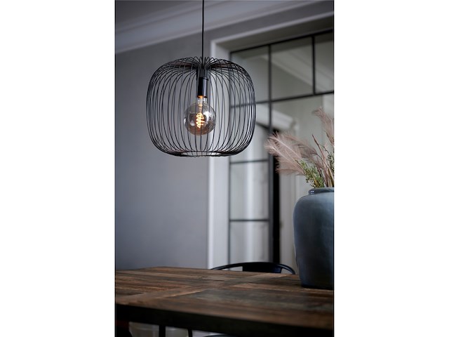 Nordlux beroni 40 hanglampe27 metaal zwart - afbeelding 3 van  3