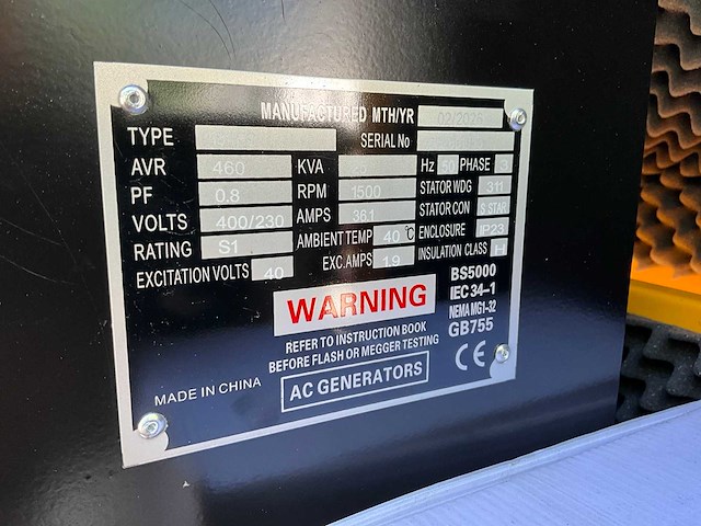 Norex power - 25 kva - generator / noodstroom aggregaat - 2026 - afbeelding 1 van  11