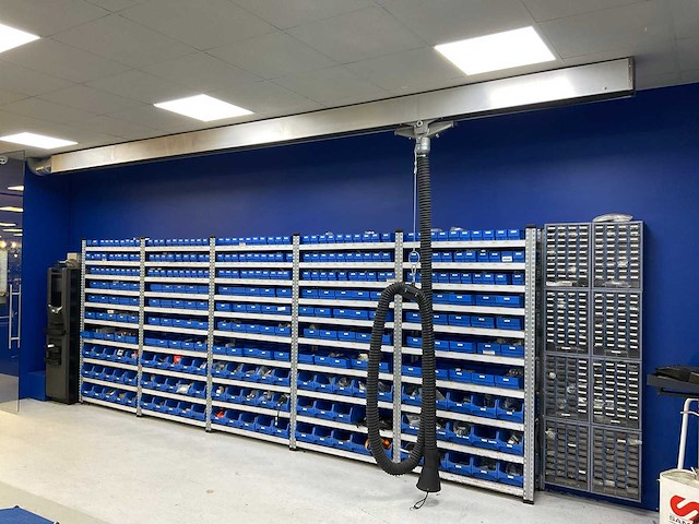 Norfi aluminium afzuigrail - met uitlaatafzuigkit - 6 mtr. - afbeelding 1 van  6