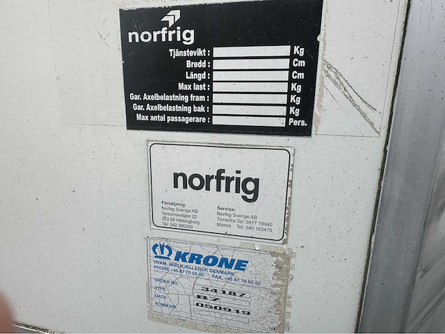 Norfrig laadbak vrachtwagen - afbeelding 8 van  11