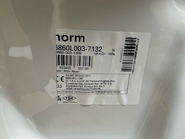 Norm 6860l003-7132 toilet (16x) - afbeelding 4 van  6