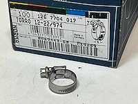Norma slangklem rvs band 9mm 12-22mm (200x) - afbeelding 3 van  5