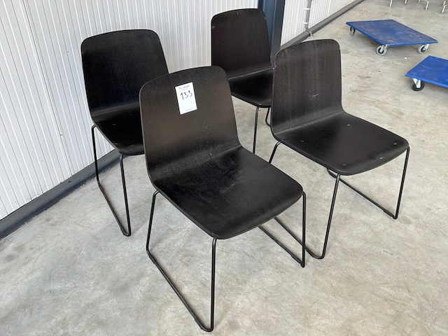 Norman copenhagen eetkamerstoel (4x) - afbeelding 2 van  9