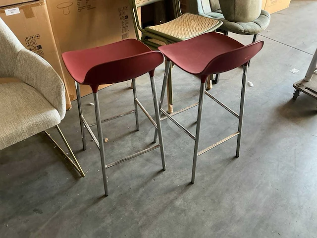 Normann copenhagen barkrukken zithoogte 64cm (2x) - afbeelding 2 van  3