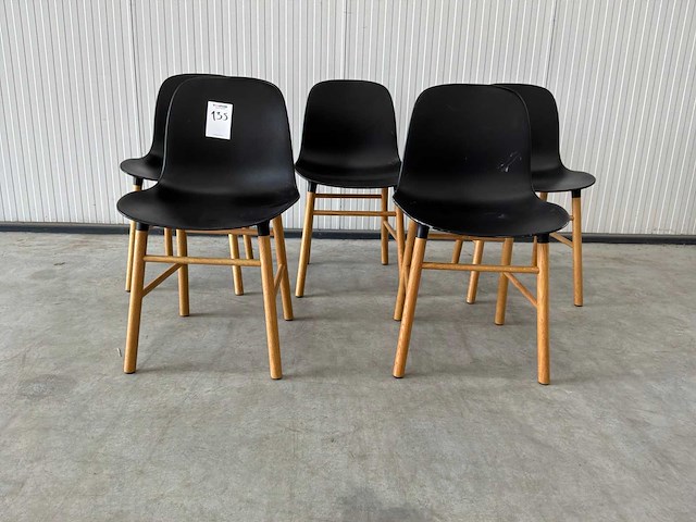 Normann copenhagen eetkamerstoel (5x) - afbeelding 2 van  6