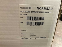 Normbau 850mm 2050050 opklapbare rvs steun (2x) - afbeelding 2 van  2