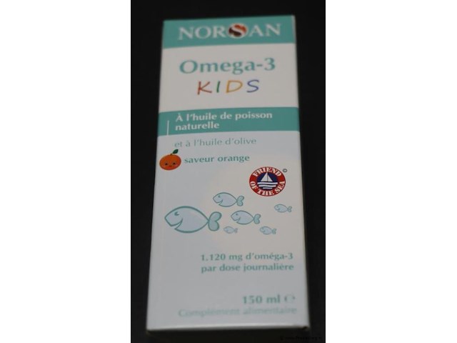 Norsan omega-3 kids – 3 flessen á 150ml - sinaasappelsmaak - afbeelding 2 van  5