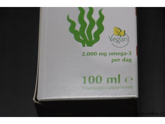 Norsan omega-3 vegan - 2 flessen á 100ml - citroensmaak - afbeelding 2 van  3