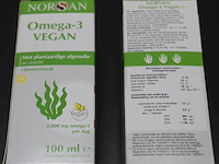 Norsan omega-3 vegan - 2 flessen á 100ml - citroensmaak - afbeelding 1 van  3